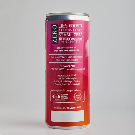 Heaven’s Elix Hibiscus Kombucha