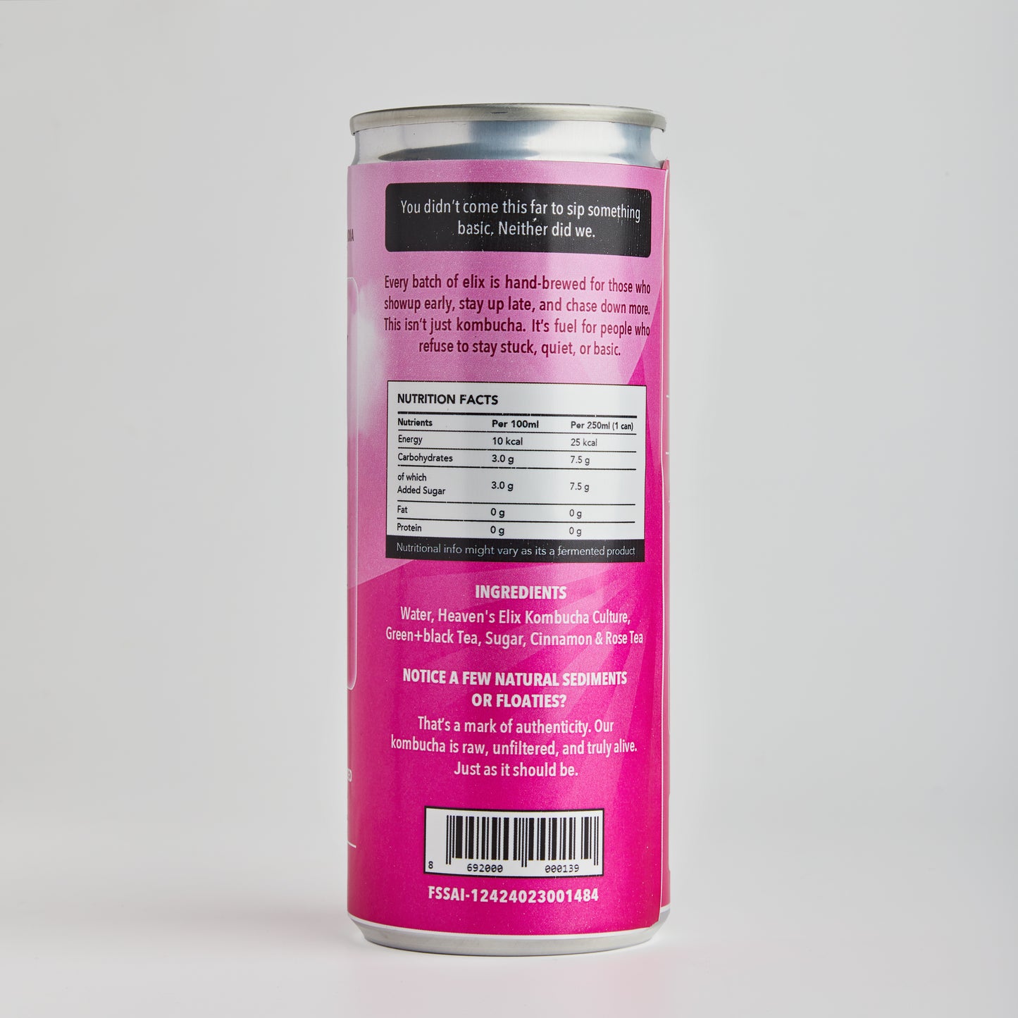 Heaven’s Elix Rosa Kombucha